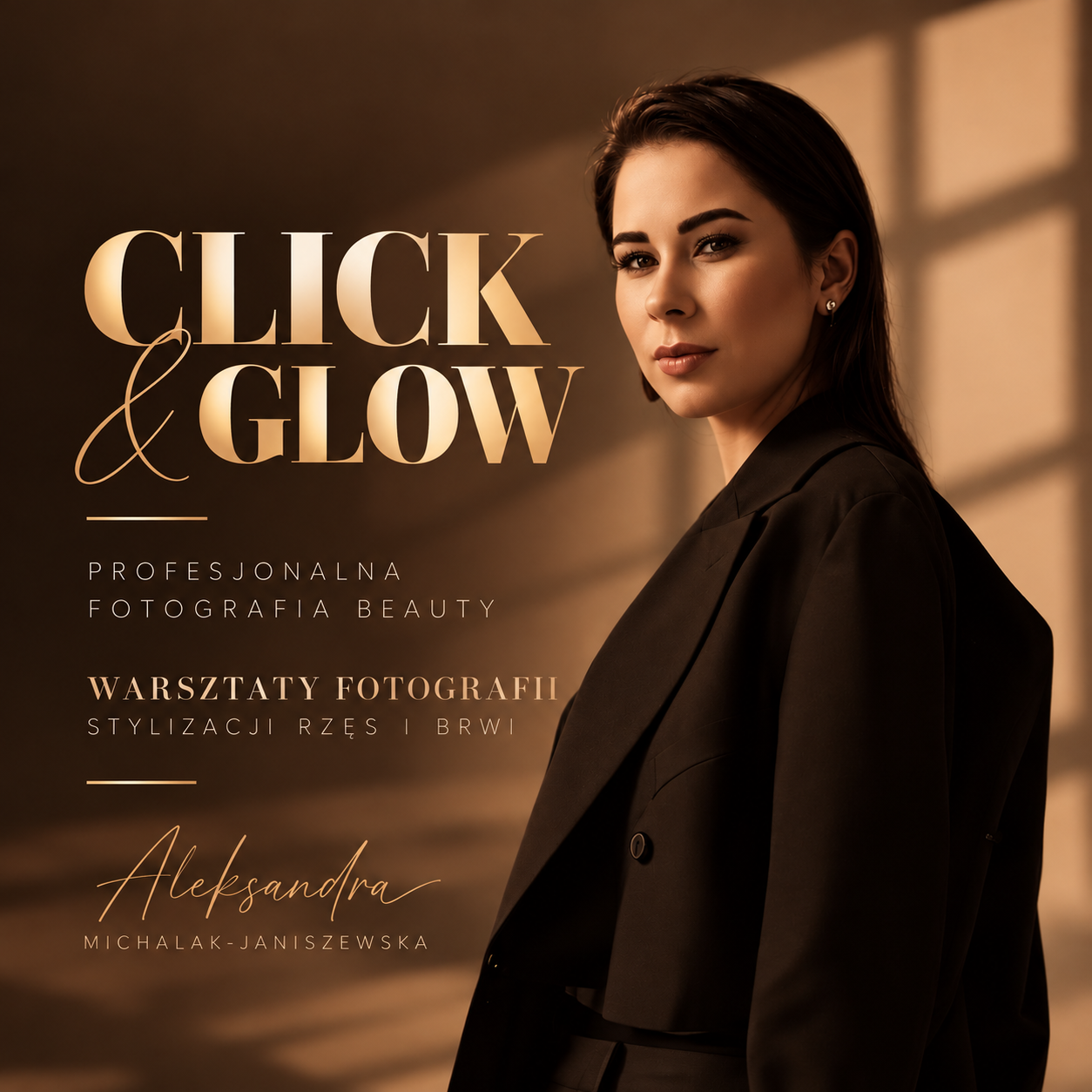 Click & Glow — warsztaty fotografii stylizacji rzęs i brwi. Aleksandra Michalak-Janiszewska